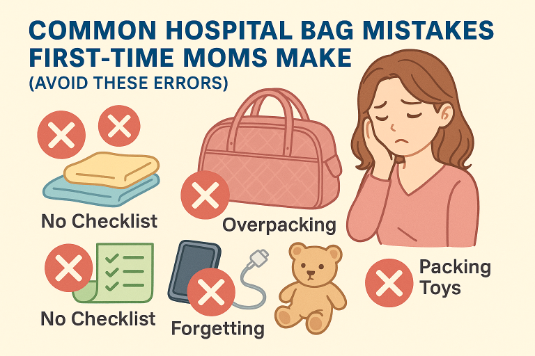 Common Hospital Bag Mistakes First-Time Moms Make (Avoid These Errors)