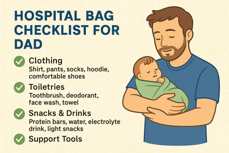 Hospital Bag Checklist for Dad