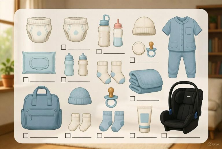 Diaper Bag Checklist for the Hospital (Essential Newborn Guide)