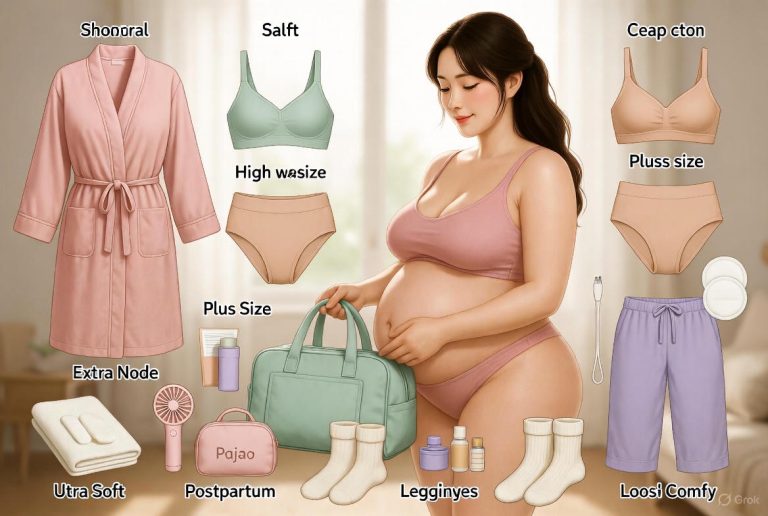 Hospital Bag Checklist for Plus Size Moms (Comfort-Focused Guide)