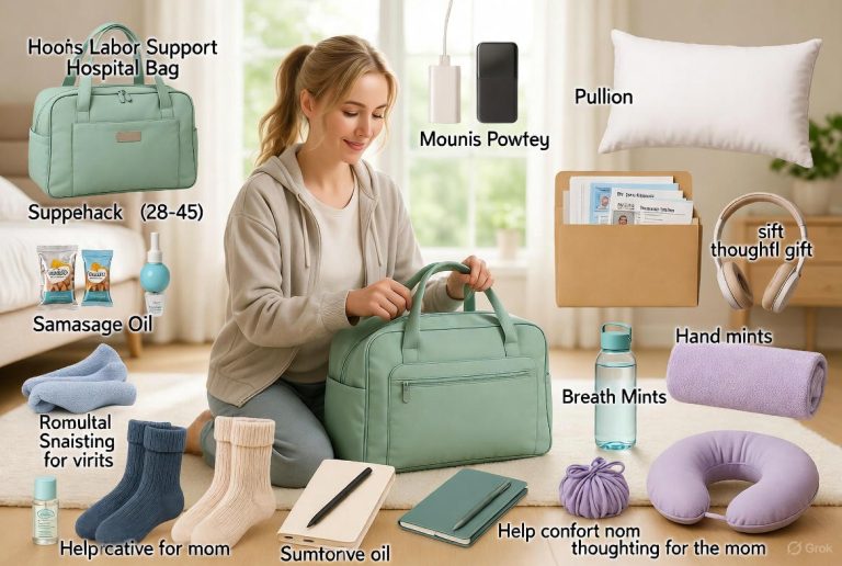 Hospital Bag Checklist for Support Person (Complete Labor Support Guide)