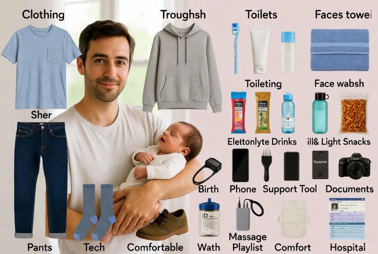 Dad’s Overnight Bag Checklist (Complete Hospital Guide)